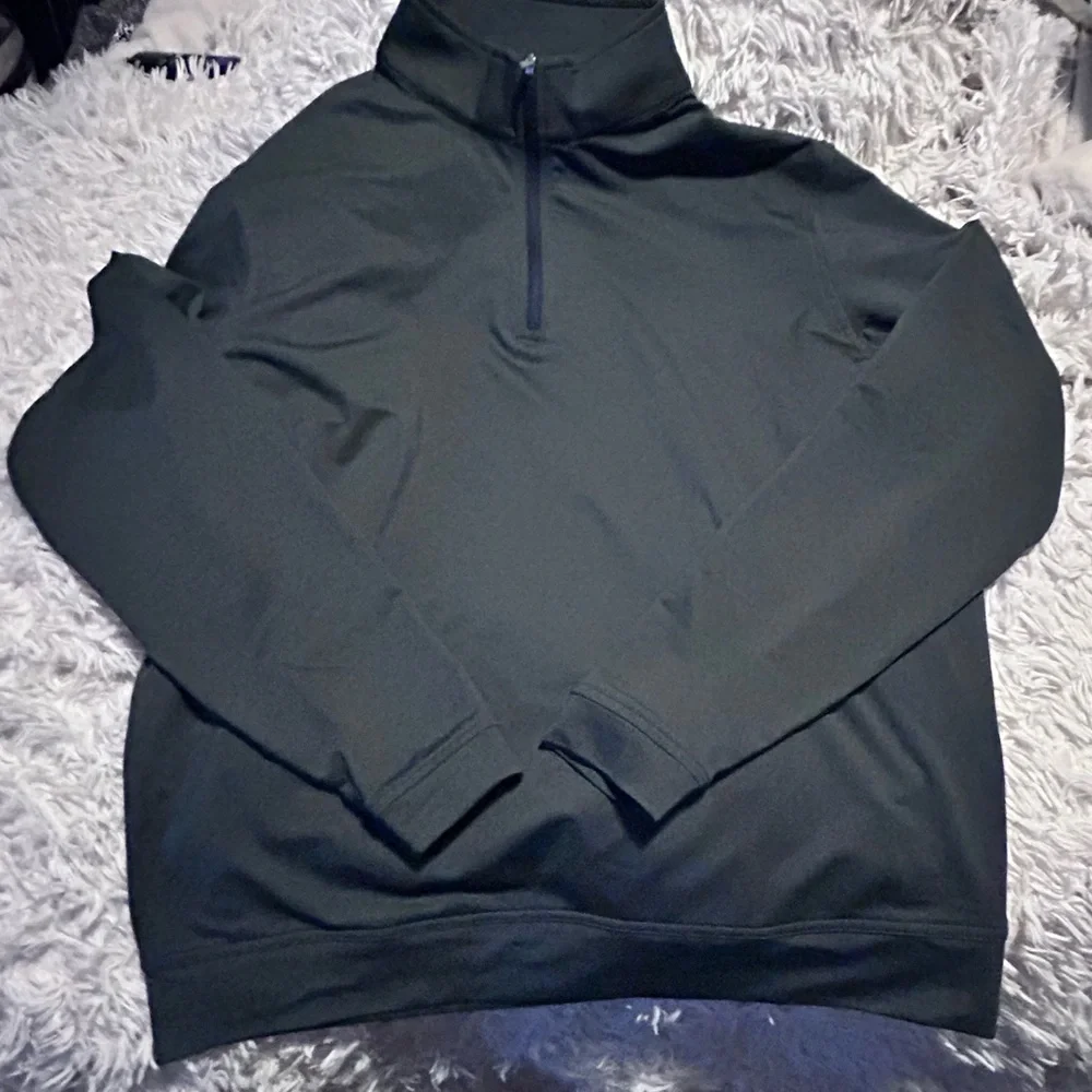 50% off w♥️ Peter Millar Crown Comfort 1/4 Zip Pullover canyon creek energy logo